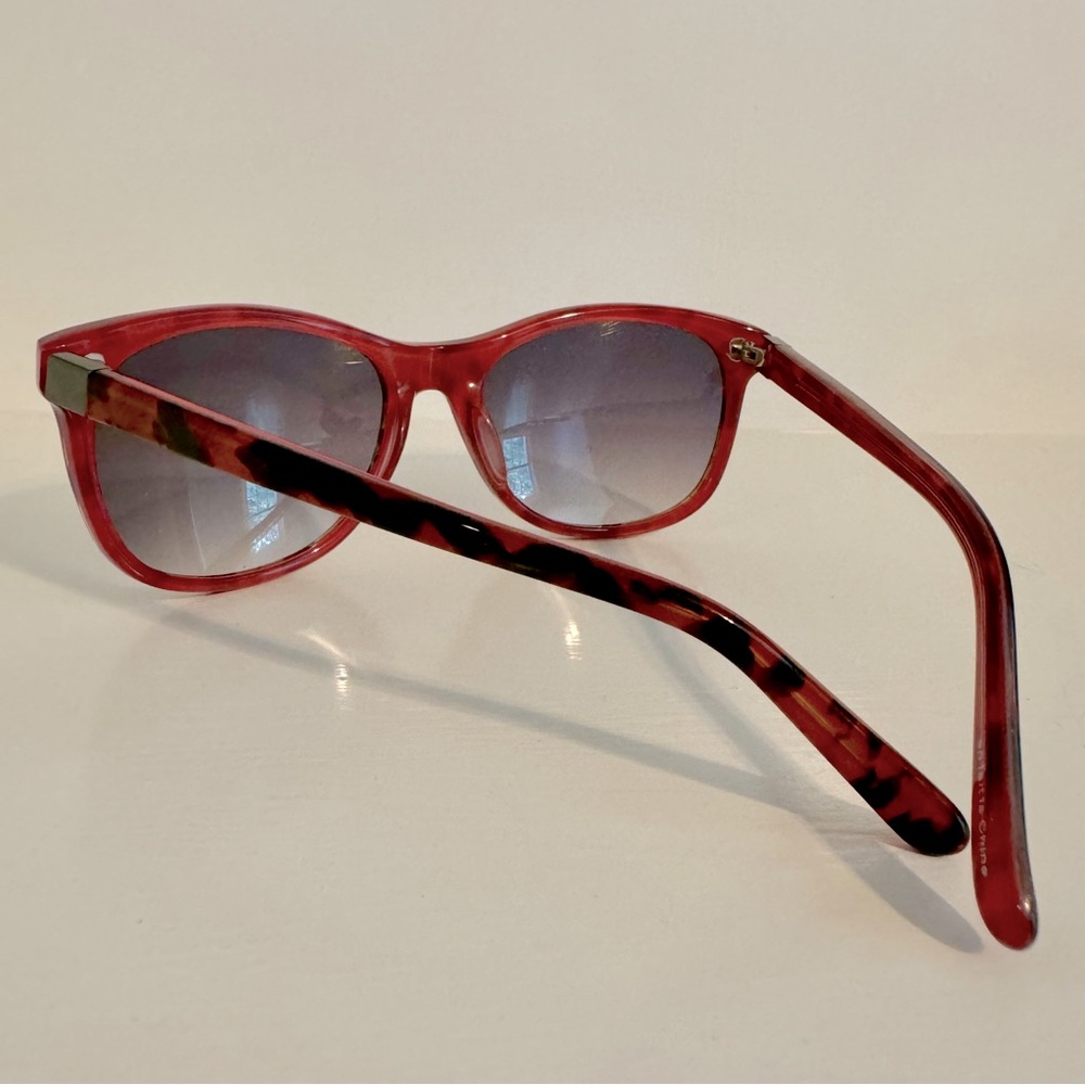 Anthropologie Red Tortoiseshell Gradient Sunglasses